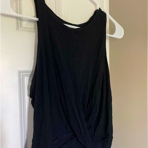 Amazon criss cross in the front cropped workout tank